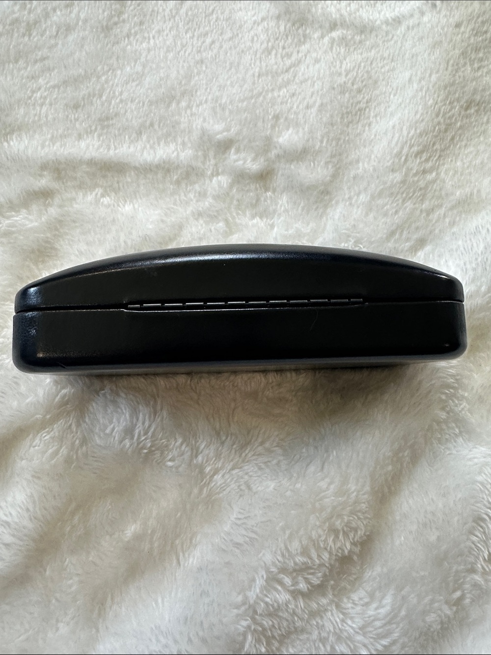 COACH Black Leather Hard Eyewear Case with Gold Logo Luxury Classic Elegant EUC - Picture 6 of 11